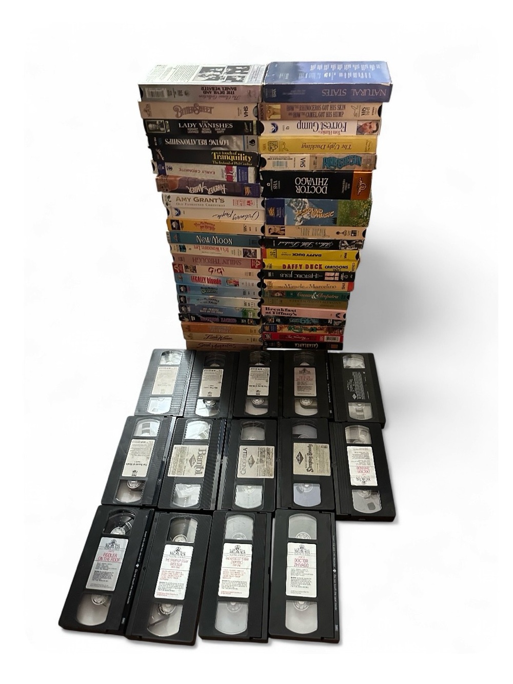 10 Vintage Random VHS movie for movie collection